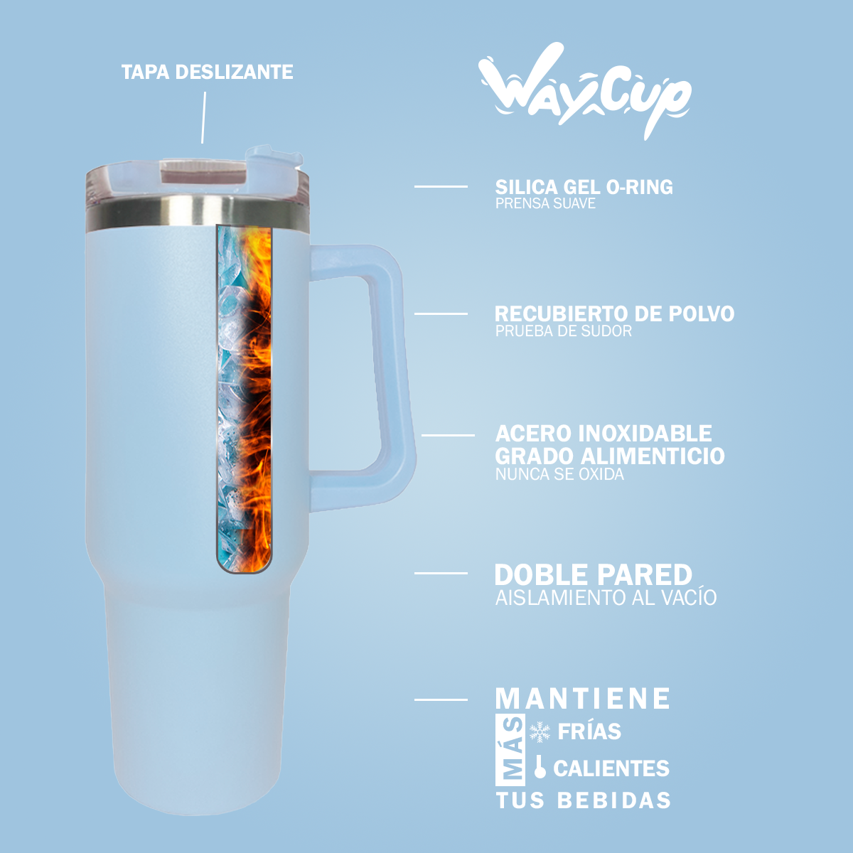 Vaso Térmico de 40oz (1.200 ml)