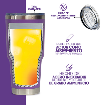 Vaso Térmico de  30oz  (887 ml) Tapa antiderrame